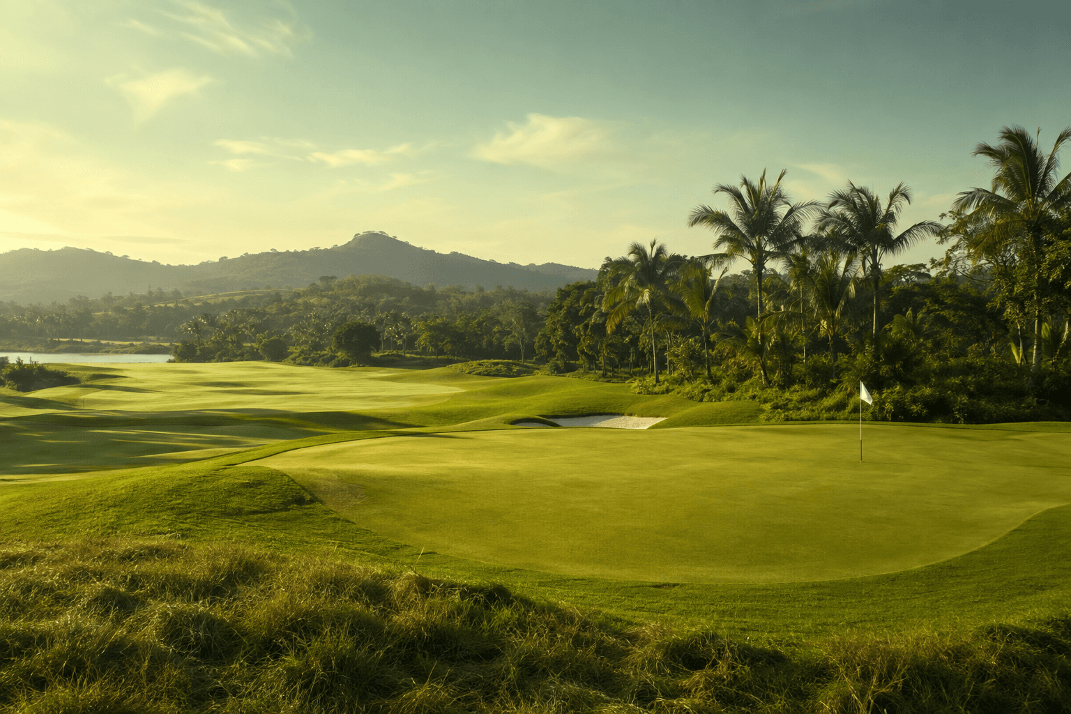 GREENWAY GOLF — Premium Resort / Green / Booking UX